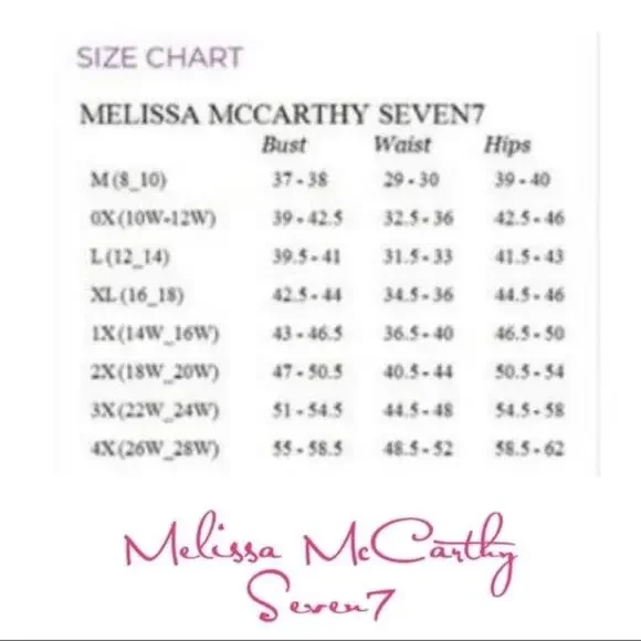 Melissa McCarthy Seven7 White&Blue Floral Tunic Blouse Sz.2X - Picture 14 of 14